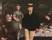 Edouard Manet The Luncheon in the Studio Spain oil painting artist